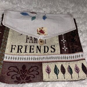 Hand made Tapestry purse clutch Bible cover bag 15”PURSE-SALE was $35